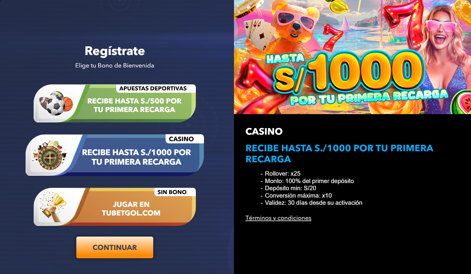 bonus betgol